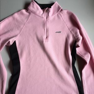 Avia pink and black running sweater small.